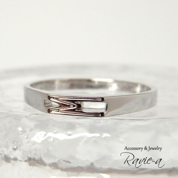 イニシャルリング 指輪 ペアリング シルバー925 ピンクゴールド シンプル クリスマスプレゼント 選べる2カラー 1本売り Buyee Buyee Japanese Proxy Service Buy From Japan Bot Online