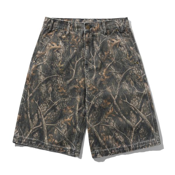 butter goods バターグッズ ハーフパンツ 蜘蛛の巣 Butter Goods（バターグッズ） BUTTERGOODS Work Shorts Forest Camo
