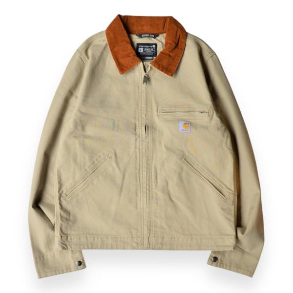 Carhartt カーハートデトロイトジャケットベージュ リワークジャケット L rawdrip_carharttusa-re-