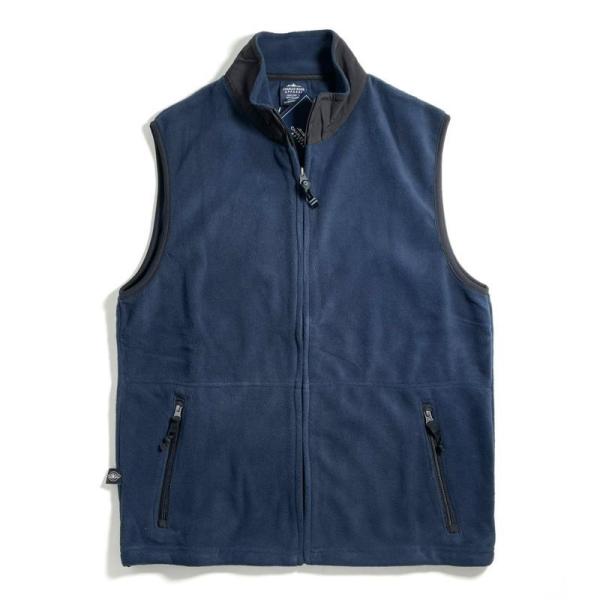 CHARLES RIVER APPAREL リッジ ライン フリース ベスト ネイビー