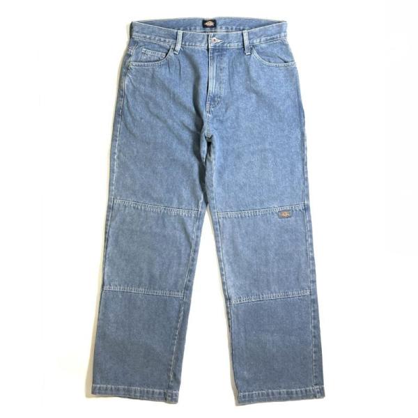 Dickies ディッキーズ ダブルニー デニム パンツ ライトデニム Dickies ディッキーズ ダブルニー デニム パンツ ライトデニム