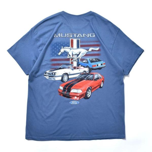 フォード・モーター・カンパニー マスタング Tシャツ インディゴ 