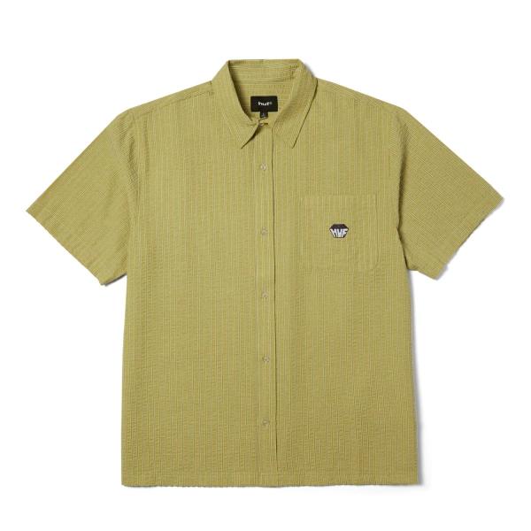 HUF（ハフ） HUF Big Block Striped Shirts - Dried Herb メンズ