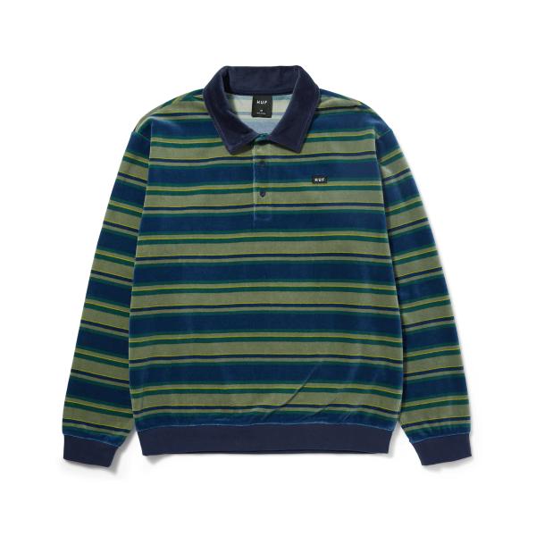 HUF クレイマー ベロア シャツ パイン メンズ レディース