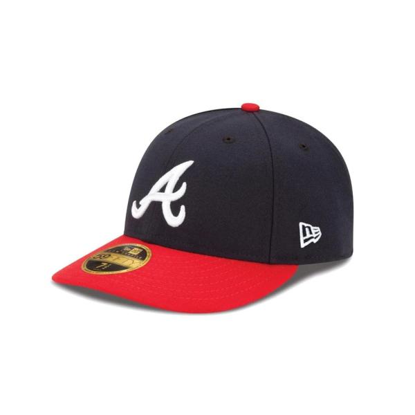 ニューエラ LP59 アトランタ ブレーブス ロープロファイル NEW ERA (ﾆｭｰｴﾗ) - Low Profile 59FIFTY GREY UNDER VISOR ATL