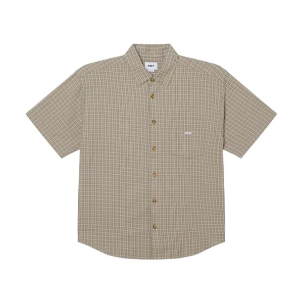 OBEY（オベイ） OBEY BIGWIG IAN SS SHIRT - DRIED SAGE MULTI メンズ