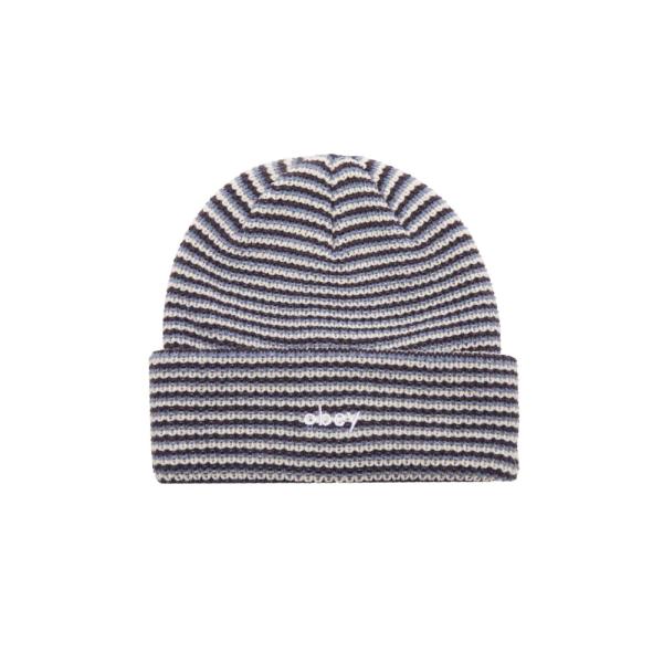 OBEY（オベイ） パーカー ストライプ ビーニー ブルー メンズ