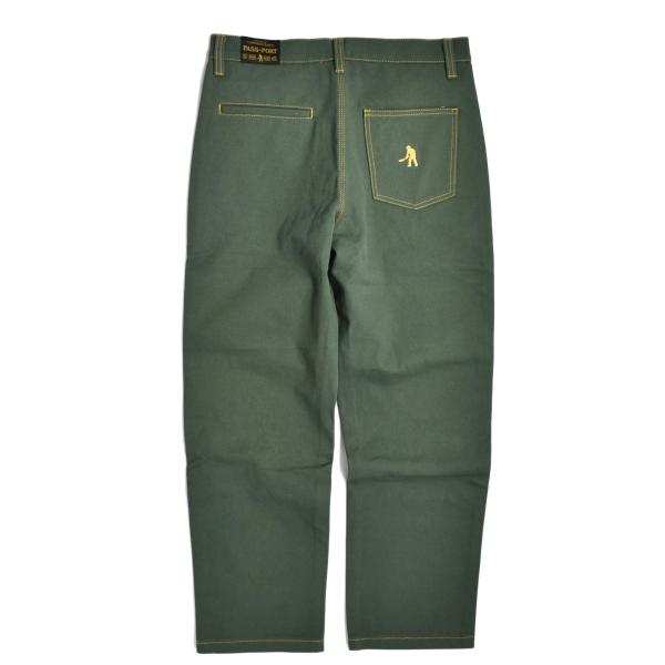 PASS~PORT DIGGERS CLUB パンツ オリーブ :passport-diggersclub-pant