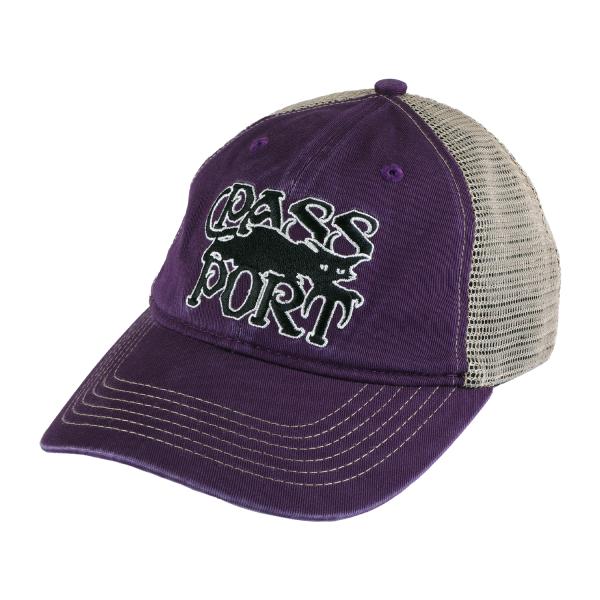 パスポート Pass~Port SlinkinLeagues Trucker Washed Eggplant メンズ