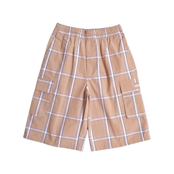 【美品】Golfickers Shaka Shaka Shorts SHAKA WeAR（シャカウェア） Shaka Wear 5.6oz Plaid Shorts - Khaki