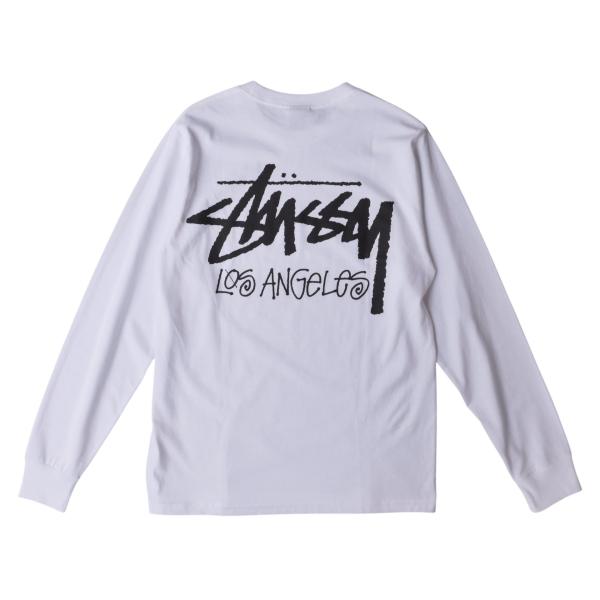 Stüssyストゥーシー長袖Tシャツ白LA限定LOS ANGELES STUSSY（ステューシー） Stussy Chapter L/S Tee 