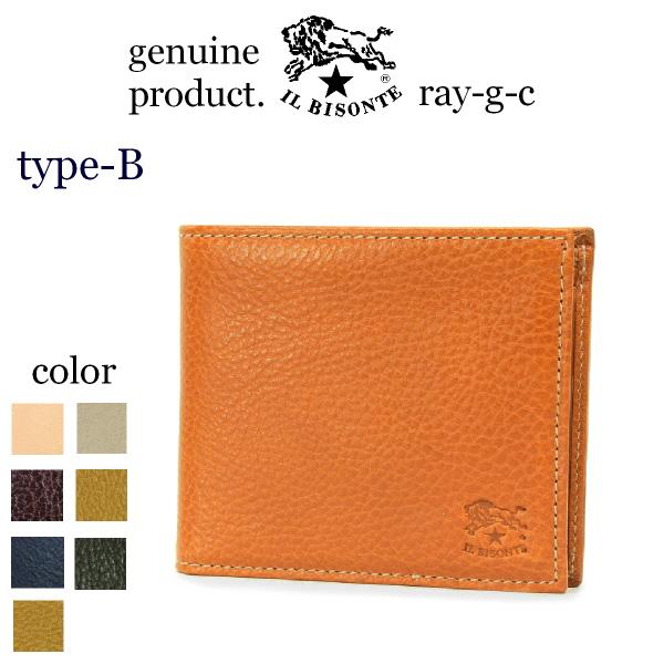 IL BISONTE イルビゾンテ 財布 2つ折ウォレットType-B(仕切り IL BISONTE イルビゾンテ 財布 2つ折ウォレットType-B(仕切り