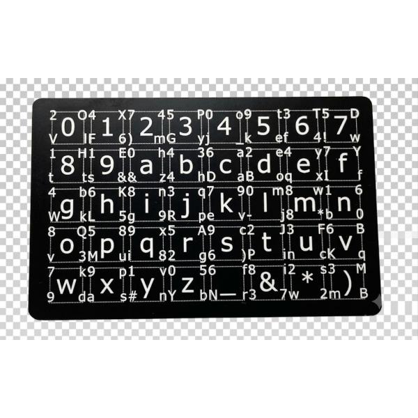 PassCard強力なパスワード生成カード 無限のパスワード、究極のセキュリティ 財布に入るシンプルなカードで、非常に強力なパスワードを簡単に覚えられます。