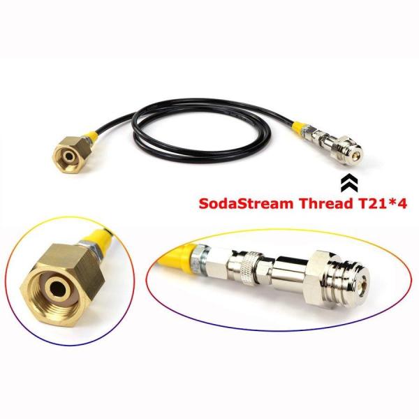 �\���p�b�L���t�� �\�[�_�X�g���[�� sodastream �h�����N���C�g Drinkmate �z�[�X ���� �ڑ� �A�_�v�^�[ �~�h�{���ŒY�_�� �K�X�V�����_�[ �ߖ� 1.25�� ���i�摜1
