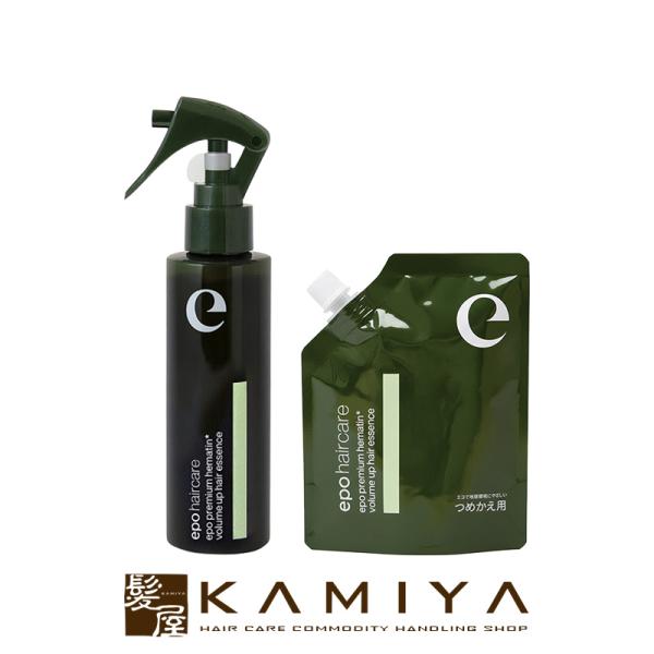 ユーグレナ エポ プレミアムヘマチンミスト 120ml＋110ml 詰替用 計2個セット|euglena ダメージケア ダメージケアトリートメント リペア 修復 補修 保護 ミスト