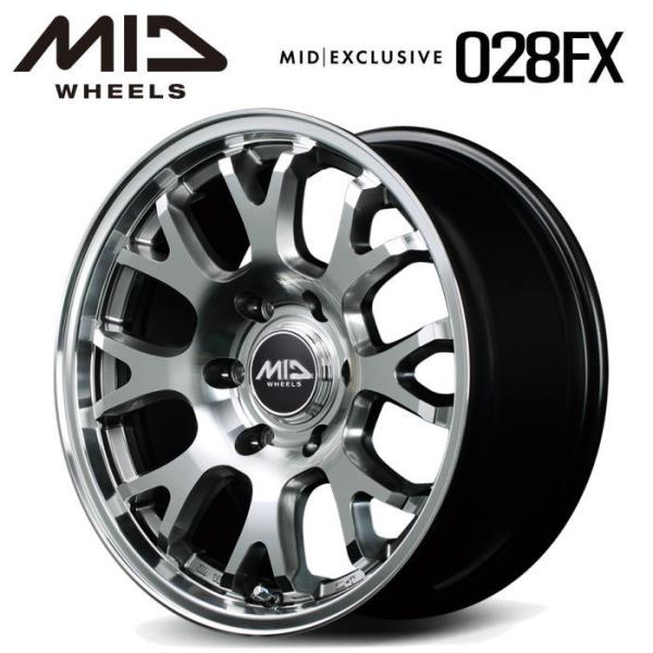 rj FJホイール RMP プラド/FJクルーザー RMP 028FX 17インチ 8J インセット20 6穴 PCD