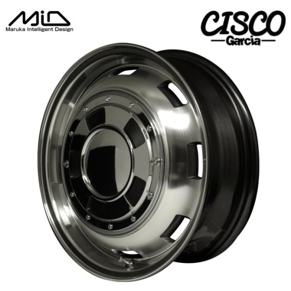 マルカサービス MID GARCIA CISCO 14インチ 4.5J インセット45 4穴 PCD