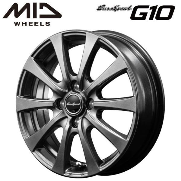 ★超美品　レア品ユーロスピードG810 ホイール4本セット raybros_g101545-45-4-100-mg