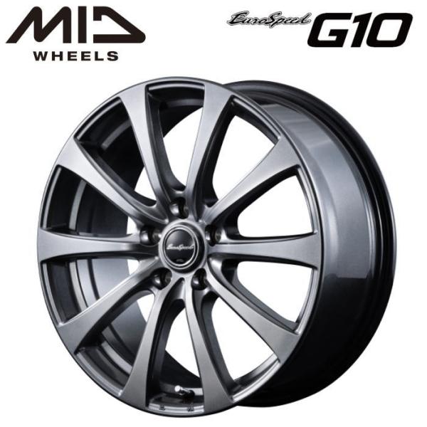 MiD EuroSpeed マルカサービス ユーロスピード 15インチ 4本 6J5HPCD114.3+52 フリード ヴォクシー エスクァイア ノア等　(MHB644)クレジットカード QRコード決済可能 マルカサービス ユーロスピード EuroSpeed G10 16インチ 6.5J イン
