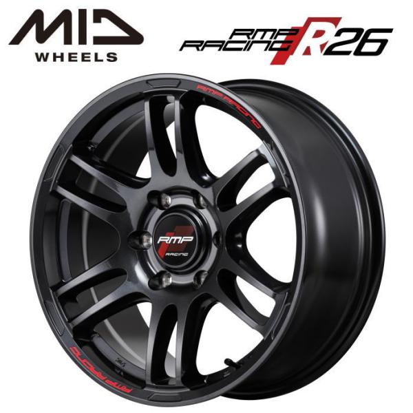マルカ RMP RACING ホイール ② RMP マルカサービス MID RACING R26 18インチ 8J インセット38 6