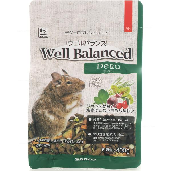 他サイト： 三晃商会 ウェルバランス デグーフード400gの商品画像