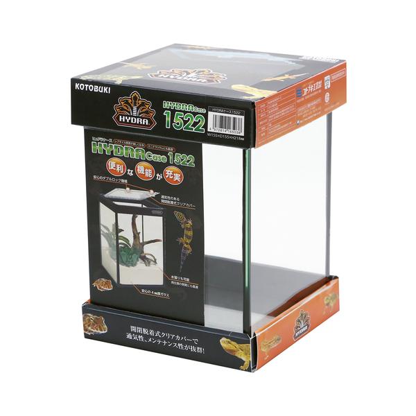 注文や問い合わせる際、当店の会社概要、お買い物ガイドを必ずお読みください。 W155×D155×H218（3.5L）ヒュドラケースにミニタイプが新登場！！省スペースでも大きく拡がる用途。小さな爬虫類飼育やミニテラリウムにも最適！寿(コトブキ...