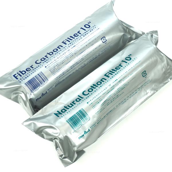 注文や問い合わせる際、当店の会社概要、お買い物ガイドを必ずお読みください。マーフィードの浄水器シリーズのスタンダード用の交換フィルターです。水道水に必ず含まれる残留塩素や微粒子を吸着除去するカーボンフィルターと 老朽化した水道管などから出る...