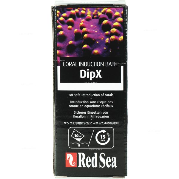 注文や問い合わせる際、当店の会社概要、お買い物ガイドを必ずお読みください。DipXは、新しいサンゴやライブロックを水槽に安全に導入するための、非常に効果的なディップ剤です。SPS、LPS、ソフトコーラル、スナギンチャク、ディスクコーラル（デ...