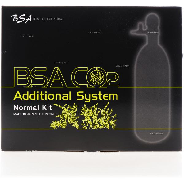 注文や問い合わせる際、当店の会社概要、お買い物ガイドを必ずお読みください。BSA CO2 アディショナルシステム ノーマルキットは、水草水槽向けに必要なCO2添加の基本パーツをすべて揃えたセット。別売のタイマーや電磁弁を追加して将来的な自動...