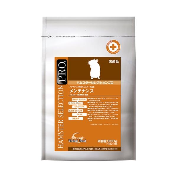 注文や問い合わせる際、当店の会社概要、お買い物ガイドを必ずお読みください。 内容量：300g (150g×2袋入り)イースター ハムスターセレクションプロ メンテナンス 300gは、メンテナンス期のハムスターの健康を考えた総合栄養食です。高...