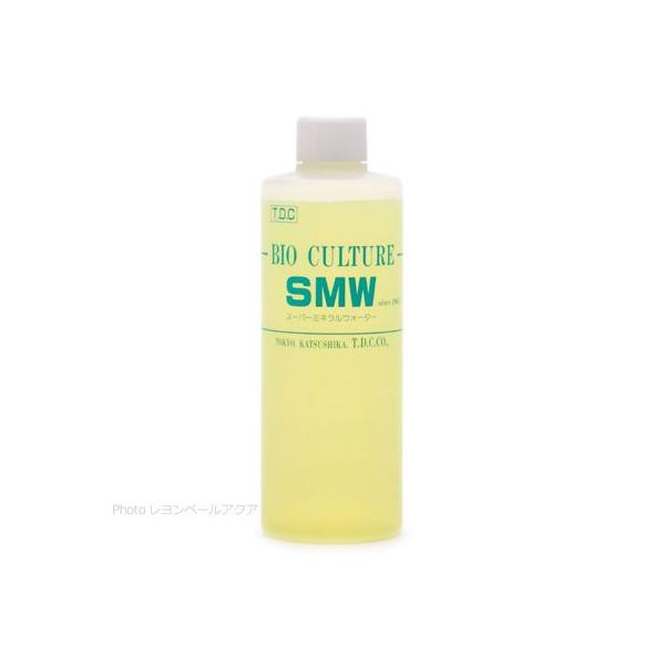 注文や問い合わせる際、当店の会社概要、お買い物ガイドを必ずお読みください。TDC ミネラル添加剤 バイオカルチャー SMW  300ml 『バイオカルチャー SMW（スーパーミネラルウォーター）』は、自然の岩をそのまま溶解したバランスのとれ...