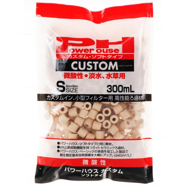 他サイト： 【全国送料無料】 パワーハウス カスタム ソフトタイプ Sサイズ 300ml 赤 微酸性 淡水・水草用の商品画像
