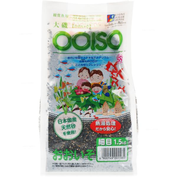 注文や問い合わせる際、当店の会社概要、お買い物ガイドを必ずお読みください。アクアリウムで使いやすい大磯砂です。粒サイズ：2〜3mm※天然素材ですので、サイズにはバラつきがあります。4900149003084株式会社ストーンディーラーシンセー...