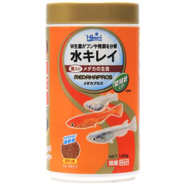 注文や問い合わせる際、当店の会社概要、お買い物ガイドを必ずお読みください。キョーリン メダカプロス 140g有効期限2028/09/30株式会社キョーリン079-289-3171