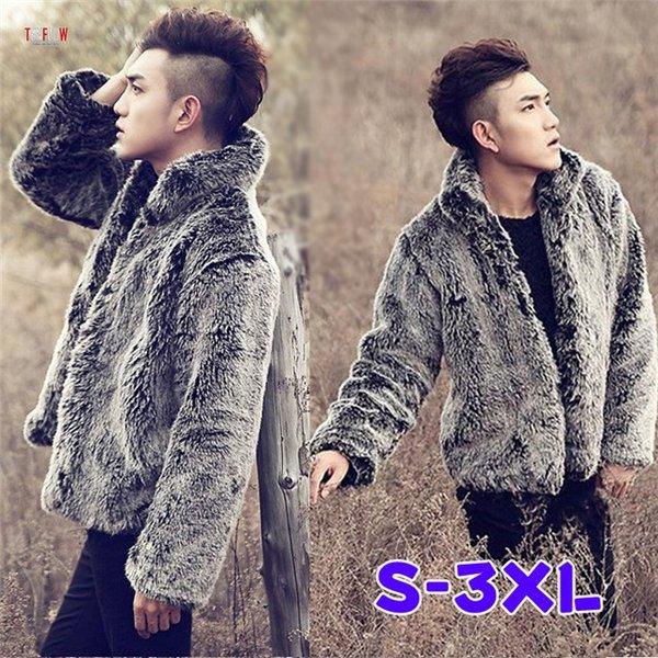 毛皮コート メンズ ファーコート ジャケット 防寒着 アウター もこもこ ショート丈 スタンドカラー 秋冬 おしゃれ 暖かい Xrqp 03 Tasahaya 通販 Yahoo ショッピング