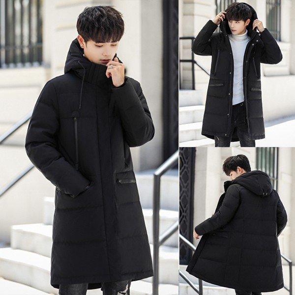 ダウンコート メンズ ダウンジャケット ロング丈 秋冬コート 白ダウン アウトドアウエア 防寒着 フード アウター 新作 Zxsd 918 6 Qnk Tasahaya 通販 Yahoo ショッピング