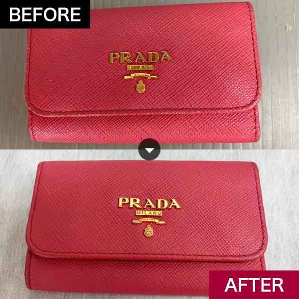 クリーニングとカラーリング、全体塗装のセットになります。クリーニングで汚れを落とした後に塗装します。塗装は革の色に合わせて調合して、艶もつけたり、消したりと元の靴にできるだけ合わせた塗料でカラーリングします。合成皮革・起毛革・エナメル革・キ...