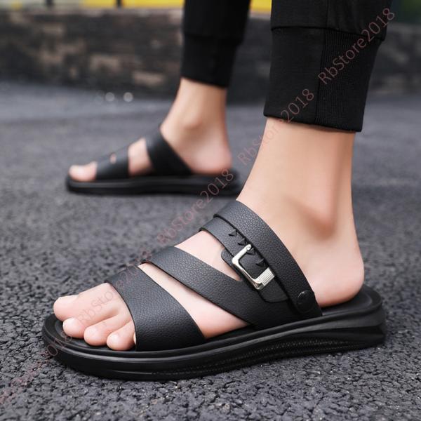 サンダル メンズ メンズサンダル 黒 白 サボサンダル コンフォートサンダル 2way サボ おしゃれ 耐衝撃 バックストラップ 大きいサイズ オフィス スポーツ Yyj S 16a10 アールビーストア 通販 Yahoo ショッピング