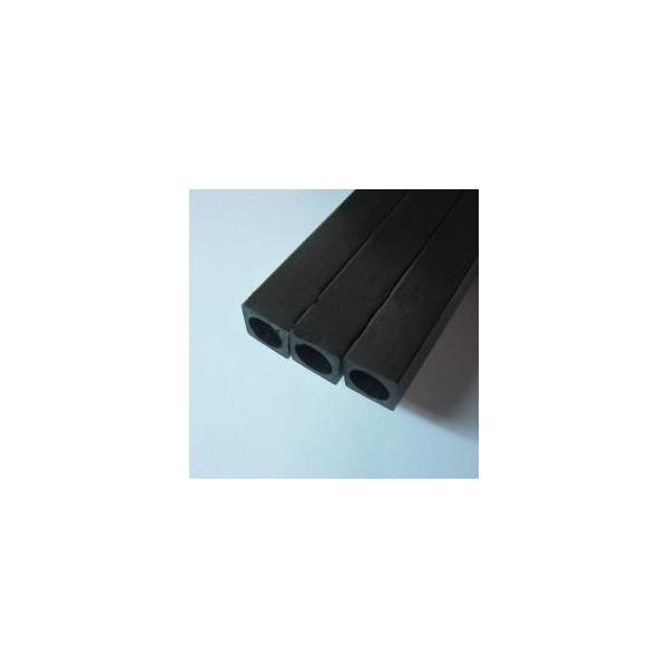 CF210RC  カーボン角パイプ 外径2mm内径丸1mm穴 長さ1000ｍｍ