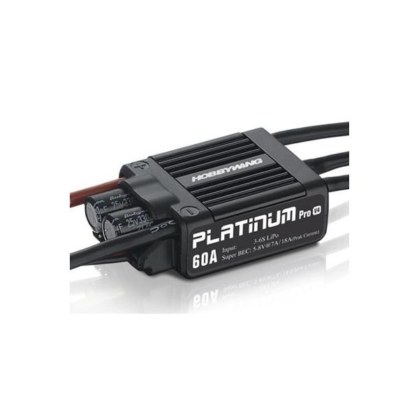 HOBBYWING PLATINUM 60A-V4 BEC内蔵 5V-8V/7A - EnergyPowerRC