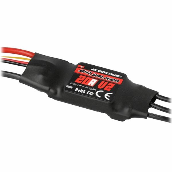 SKYWALKER20A  HOBBYWING  V2 ブラシレスアンプアンプ　★スラストリバース付