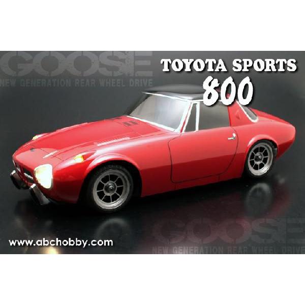 ABCホビー　Mシャーシサイズ　TOYOTA SPORTS 800 ABCホビー/67305/01スーパーボディミニ トヨタ SPORTS 800ボディ