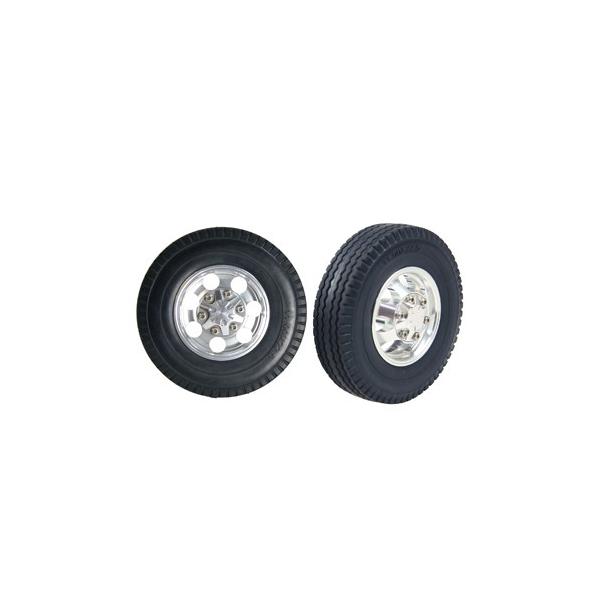 タミヤ　1/14　トレーラー　30mmタイヤ　ワイドホイール　2個セット B Amazon | タミヤ 114 トレーラー 30mmタイヤ ワイドホイール 2個