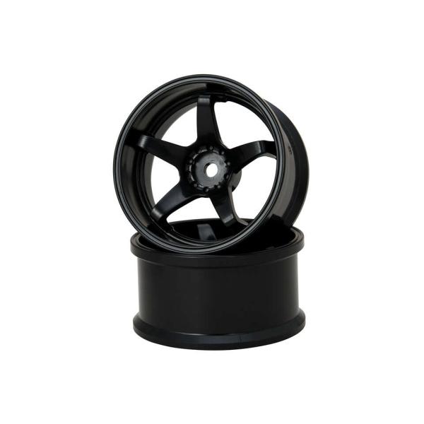 【ネコポス対応】G-FORCE(ジーフォース)/GD052/N-Type ドリフト ホイール トラクションタイプ(オフセット6/ブラック)2個入