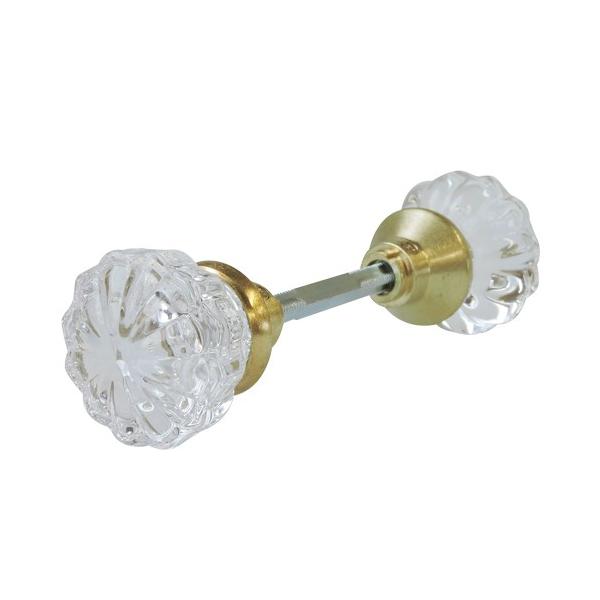 ガラスドアノブ ポリッシュブラス（単体） : R.C.Company - 通販