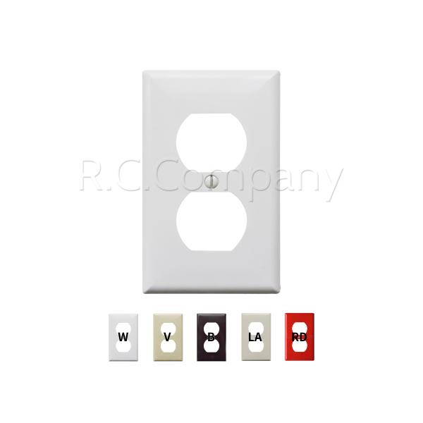 プラスチック2口コンセントプレート : R.C.Company - 通販