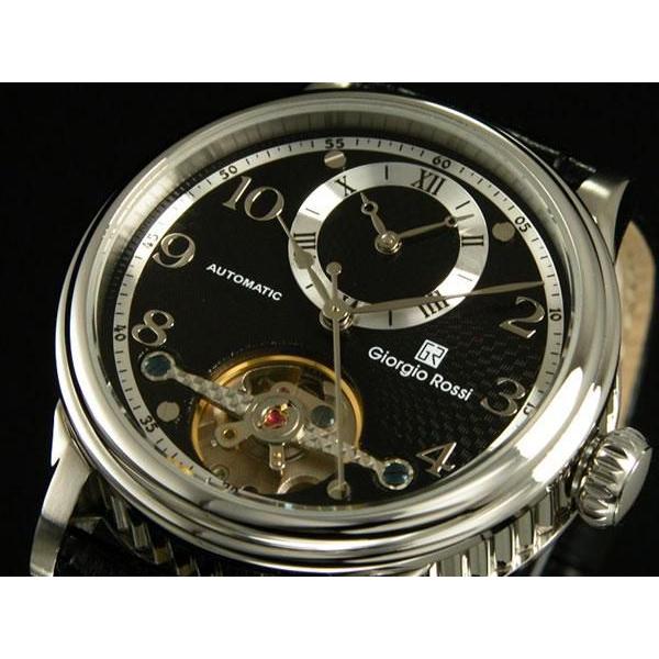 ジョルジオ ロッシ Giorgio Rossi 腕時計 自動巻き メンズ Gr 0003 Bk Md 2572 リコメン堂ファッション館 通販 Yahoo ショッピング