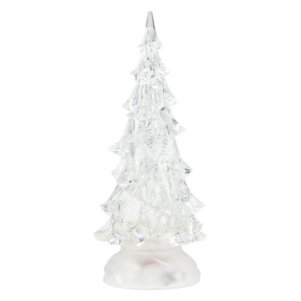 LED キラキラスノーツリー LEDウォーターツリー クリスマスツリー ミニ