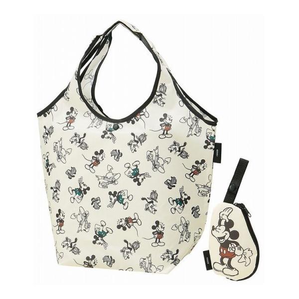 他サイト： スケーター ポーチ付 ショッピングバッグ エコバッグ ミッキーマウス KBS42P ディズニー グッズの商品画像