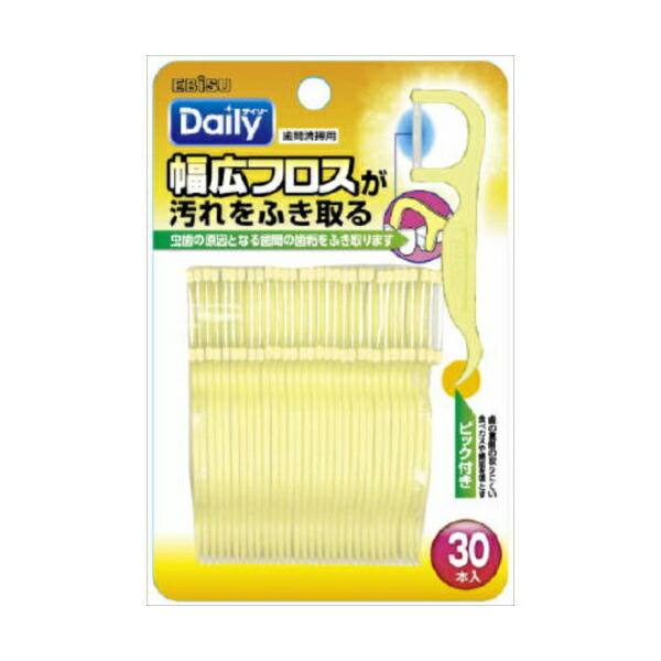 単品1個セット エビス 幅広フロス 代引不可 メール便（ゆうパケット）